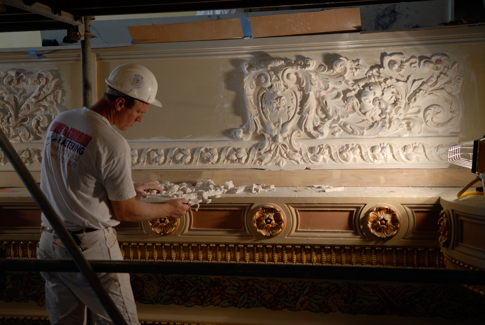 French Lick Springs Resort Plaster Resoration for U.S. Gypsum, Inc., French Lick, IN